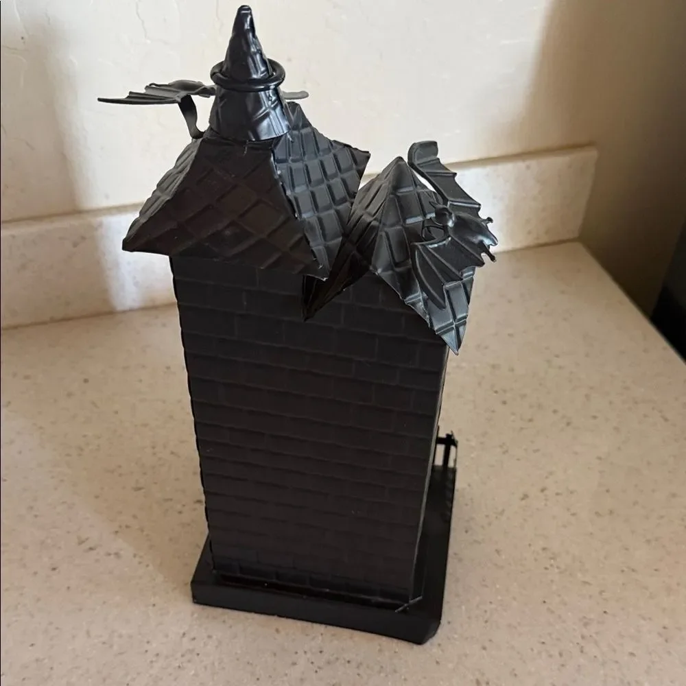 Black Halloween Haunted House Decor